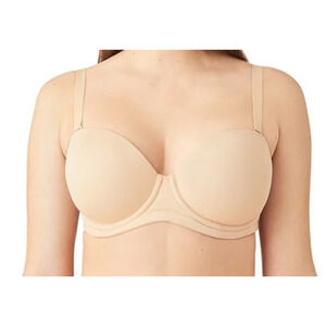 Wacoal bra 854119 Red Carpet Convertible strapless beige size 32G